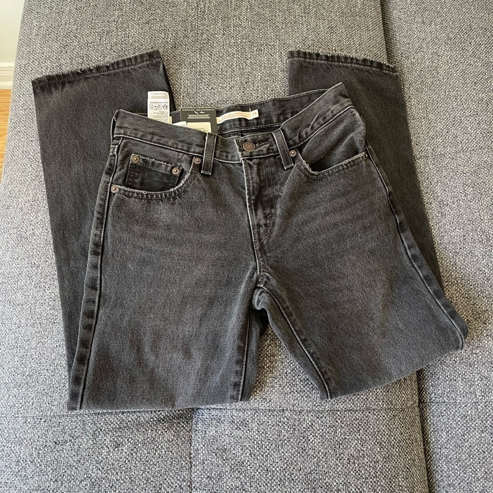 Levi's middy ankle bootcut jeans